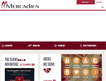 Tablet Screenshot of mercadien.com